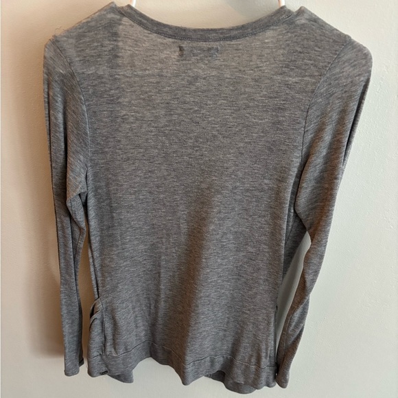 Garage Gray Open Cardigan With Pockets - Picture 3 of 3